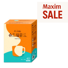 맥심 슈프림 골드 커피믹스, 13.5g, 40개입, 2개