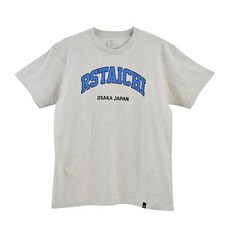 [RS타이치] RSU121 바시티 로고 티셔츠 믹스 화이트, L