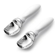 1+1 아이스크림 부드러운 스쿱, 2개, 화이트 2개, 화이트