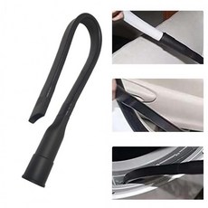 미즈코스 틈새 청소기 헤드 롱 노즐 32mm 35mm 범용 플랫 슬림 부품, 블랙, 1개