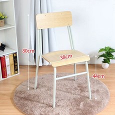 나무 걸상 등받이 학원 강의실 체어 초등 초등학교 매점 의자, A. 화이트 오크