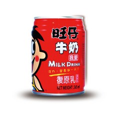 다원중국식품 왕자이 우유 음료 245ml 왕자밀크우유음료, 1개