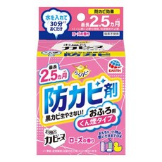 Lanlan 日本製浴室除霉煙霧劑，衛浴消毒殺菌，輕鬆防霉除霉，浴室清潔好幫手, 1個, 新款 玫瑰香（5511）