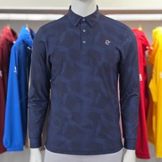 루이까스텔 SS 남성 전판 컬러배색 DTP 제원단에리 티셔츠 7MOTS350N