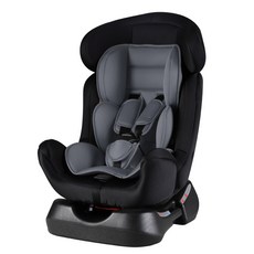 汽車安全座椅通用車載便攜式嬰兒寶寶兒童座椅0-7歲, 1個, 灰色(有logo介意勿拍)