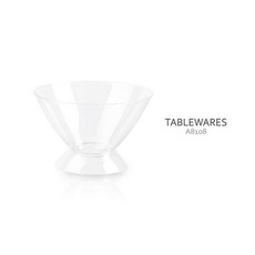 TABLEWARES 點心杯 沙拉碗, 1個, 透明