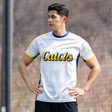 칼치오 축구 트레이닝복 상의 풋살 축구복 반팔 유니폼