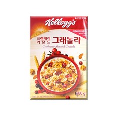 켈로그 크랜베리 아몬드 그래놀라 300g, 1개