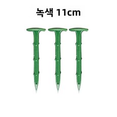 블랙 애스 프루프 육각형 덮개 야외 00 캠핑 잔디 장비 고정기 지상 다이아몬드 여행, S72 그린네일 11cm 100개