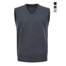 JEAN PIERRE 쟌피엘 남성 울 니트 V넥 캐주얼 조끼 Model No_J2-4E048 408600