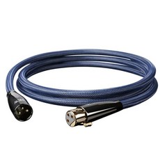 SKW 싱글 OFC 밸런스 XLR 수 - XLR 암 3핀 마이크 케이블 3m10피트 3M 398166, 6.5ft (2m)