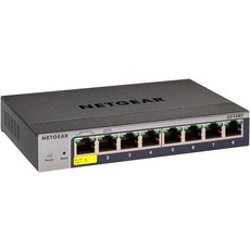 [Netgear Inc.] 넷기어 GS108T 8포트 기가비트 이더넷 스마트 스위치 클라우드 관리 기능 GS108T-300NAS, 8-Port Gigabit