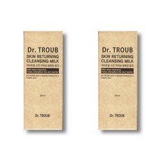 시드물 닥터트럽 스킨 리터닝 클렌징 밀크, 200ml, 2개