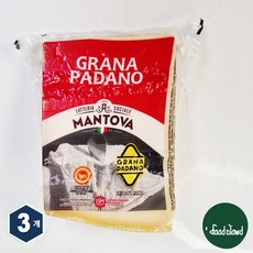 [치즈컨테이너] 그라나파다노 치즈 크레모나 [치즈컨테이너], 3개, 1kg