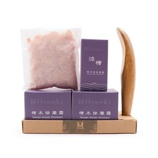 希諾奇 檜木按摩霜 檜木滾珠凝露 檜木香芬包 刮痧可用 涼感, 1個