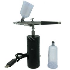 무선 에어브러쉬 미니 스프레이건 펜 휴대용 프라모델, 1개, 131 에어브러시 0.2-0.3-0.5 충전식