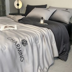 퓨어몰링 여름 냉감 차렵 이불 4종 세트