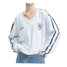 [국내매장판] 노이아고 NOIAGO NOI828 V넥 유니폼 스웨트 셔츠 (아이보리) 143782