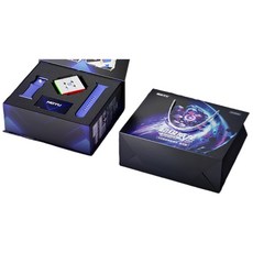 魔域 超級威龍 三階 磁力 魔術方塊 磁懸浮 魔衣版 UV亮面 比賽 禮盒, 多色, 1個