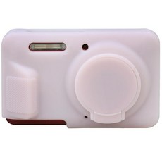 Elonbo KODAK PIXPRO FZ55 디지털 카메라용 부드러운 실리콘 케이스 KODAK FZ55 블로깅 카메라 고무 보호 커버 탈착식 렌즈 커버가 있는 긁힘 방지 스킨, 젤리 핑크