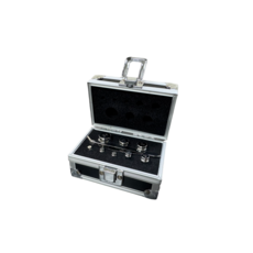 Dr.秤 磅秤電子秤專用 M1等級鋼鍍鉻標準砝碼套組 附盒子夾子 高光澤度 校正用 含稅 實驗室課程教學 砝碼 天平砝碼, 1個, 【總重100g】1g~50g