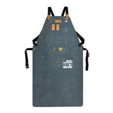 카멜로 우피 가죽 용접 앞치마 공방 작업용 AP-3, 그레이, 1개