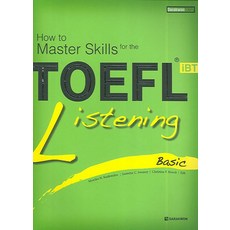 How to Master Skills for the TOEFL iBT Listening Basic, 다락원, 상세 설명 참조