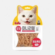서락 [더캣츠] 미니리얼 고양이육포 닭고기 북어 70g 건강간식, 1개