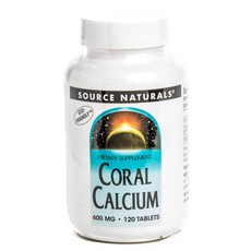 SOURCE NATURALS 珊瑚鈣錠 600mg, 120顆, 1罐