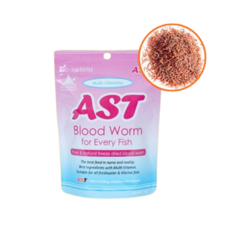 깨끗한 AST 건조 장구벌레 15g 리필용 지퍼백 건짱 블러드웜 구피 관상어 열대어 사료 먹이 밥, 1개