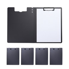 베나인 커버형 A4 클립보드, 5개, 블랙