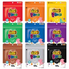 도너랜드 허니 클레이 50g / 점토 컬러 클레이 만들기 놀이, 하양