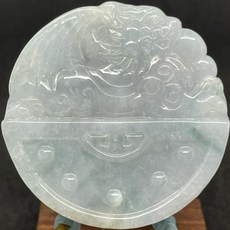 天然翡翠A貨 仿古牌