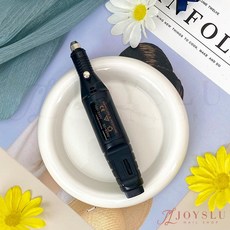 JOYSLU 電動磨甲機 贈磨頭6件組 DIY 美甲卸甲打磨工具, 1個, 磨甲機_USB式筆型_黑