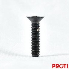 偉倫精品零件 PROTI M4全系列鈦合金螺絲 M4螺絲 錐頭 錐形螺絲 平頭 圓柱, 1個, M4L17-F01,顏色備註(金/藍/黑/銀)