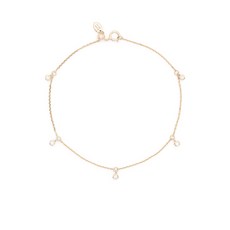 마리아블랙 모레오 14K 옐로 골드 다이아몬드 참 브레이슬릿