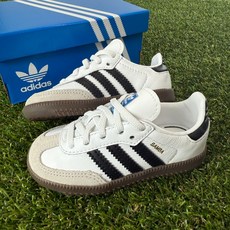 아디다스 삼바 키즈 운동화 아동화 스니커즈 데일리 신발 클래식 화이트 블랙