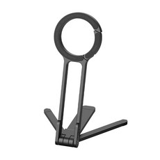 Ulanzi 一體折疊 雙面磁吸 橫豎切換 登山扣設計, 1個, MA30 登山扣手機三腳架 碳素黑, 碳素黑, MA30 登山扣手機三腳架 碳素黑