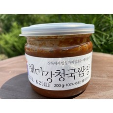 고기쌈장 섬유질이 풍부한 자연발효 청국장으로 만든 맛좋은 혜미강청국쌈장, 1개, 200g