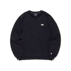 Lee 리 펠트 트위치 로고 맨투맨 블랙