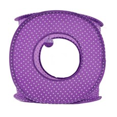 고양이 접이식 터널 텐트 큐브 3개 입구 실내 반려동물 놀이집, Purple