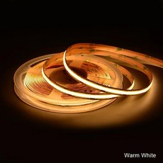 스트립 고밀도 테이프 아이스 블루 화이트 레드 그린 핑크 옐, [01] Warm White, [01] DC 12V, [01] 5m, 1개