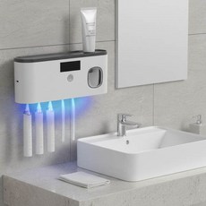 투스존 태양광충전 무선 UVC 칫솔살균기 벽걸이형 어린이집, 투스존 태양광충전 무선 UVC 칫솔살균기 벽걸이형 어린