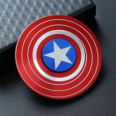 피젯 스피너 방패 캡틴 메탈 손장남감 피젯토이 B1223-O, 1개, 단품