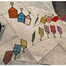 光影小屋紙板套裝 DIY手工藝材料包，創意光影裝飾，手作體驗，居家擺設，環保材質, 彩色, 1套