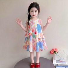 女童夏季純棉薄款連衣裙