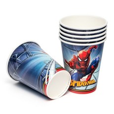 파티팡24 8온스 종이컵 240ml 1000개 1Box 스파이더맨 오리지널