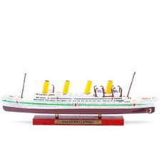 1/1250 스케일 선박 모델 타이타닉 브리타니아 프랑스 크루즈 선박 모델 합금 선박 장난감 컬렉션 선물, britannic, 1개