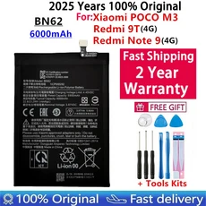 XIAOMI 호환 Mi Redmi 용 기존 배터리 참고 5 6 7 8 8T 9 9S 9T 9A 9C 10 Pocophone Poco F1 F3 X3 POCO M2, 01 빠른, 08 BN62 Note 9 9T 4G M3