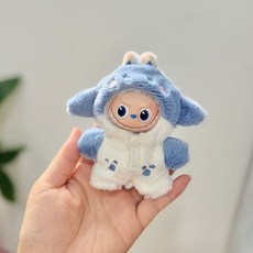 더몬스터즈 4세대 내마음속의 비밀번호 10cm 인형호환 인형옷 미니몬스터 인형옷 형옷만 인형불포함, 베이비 샤크 세트, 1개